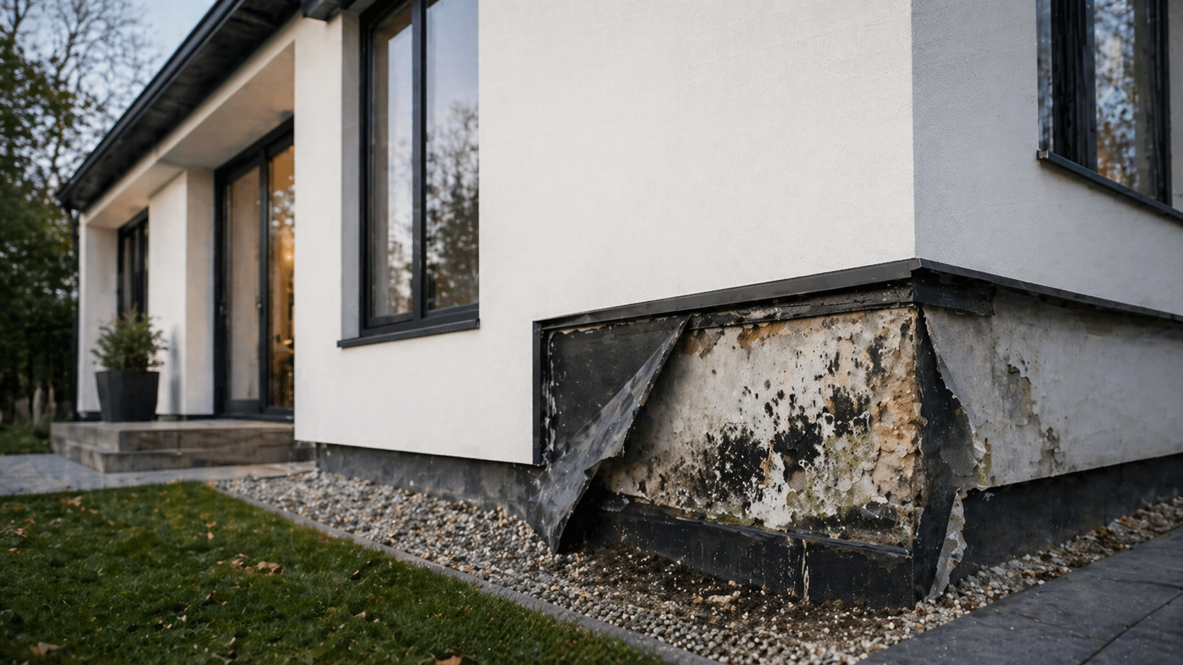 Industrial facility requiring structural moisture protection